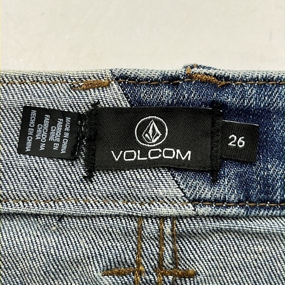 Volcom Stoney Stretch Short Micro Fit 2” Inseam Mid Rise Size 26 - Picture 8 of 16